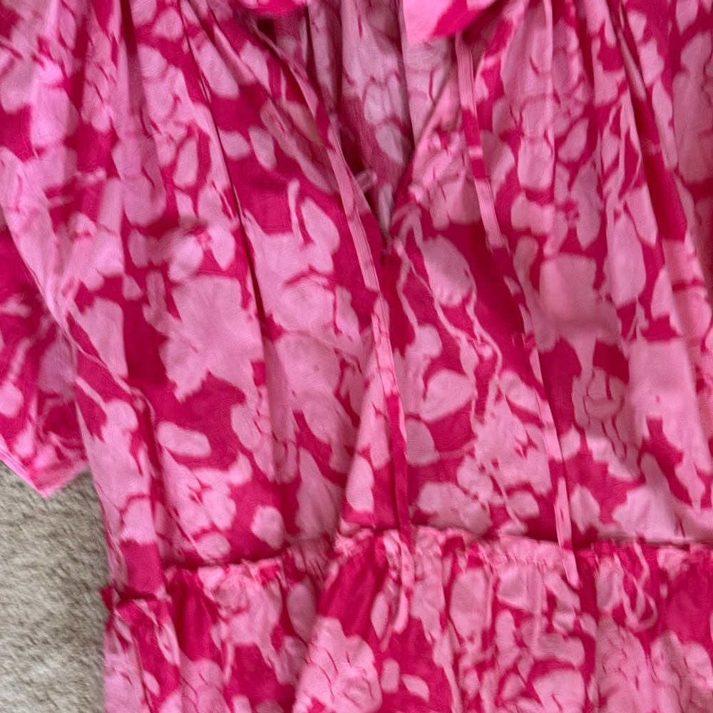 Tuckernuck Pink Floral Tiered Short Dress - Picture 4 of 5